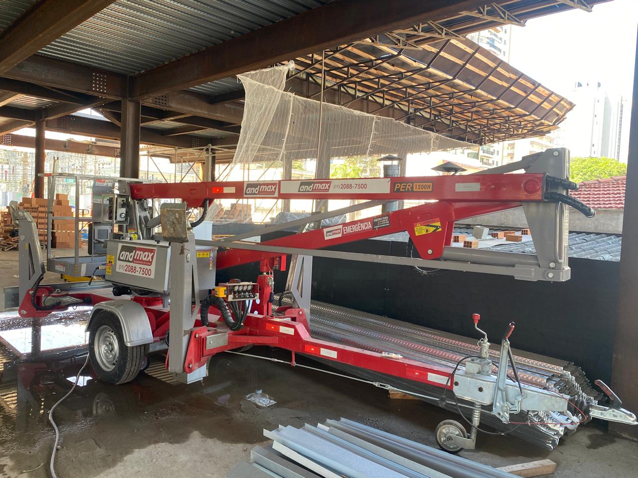 Equipamento utilizado em obra